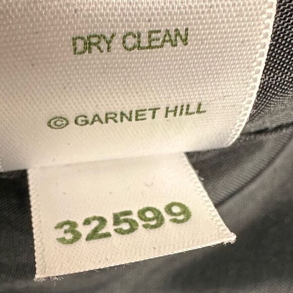 Garnet Hill Black Wool Beaded Pencil Skirt size 6 - Picture 11 of 11